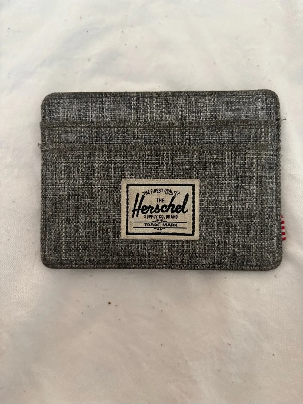 Herschel Supply Company Gray Woven Card Holder